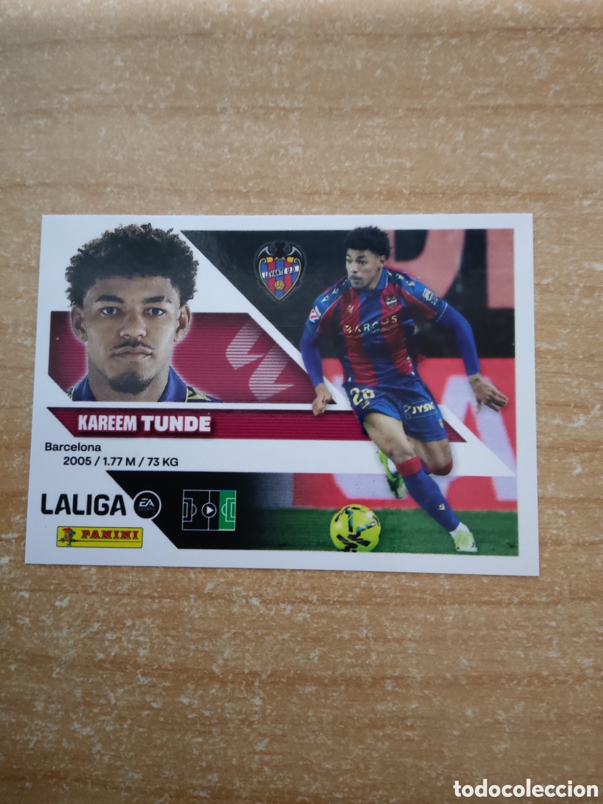 Cromos de Futebol: 16 TUNDE LEVANTE LIGA ESTE 2026 2027