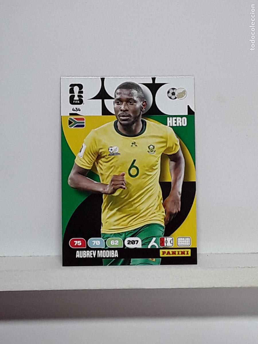 Cromos de Futebol: ADRENALYN MUNDIAL 2026 WORLD CUP 26 ALBUM PANINI N 434 SUDAFRICA AUBREY MODIBA