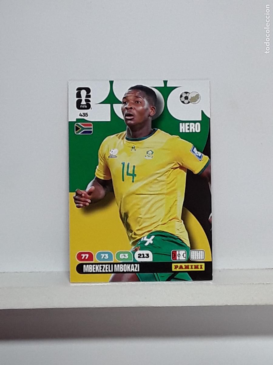 Cromos de f&uacute;tbol: ADRENALYN MUNDIAL 2026 WORLD CUP 26 ALBUM PANINI N 435 SUDAFRICA MBEKEZELI MBOKAZI
