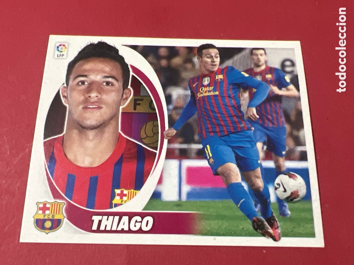 Cromos de f&uacute;tbol: C4748. THIAGO LIGA ESTE 2012 2013 12 13. NUNCA PEGADO.