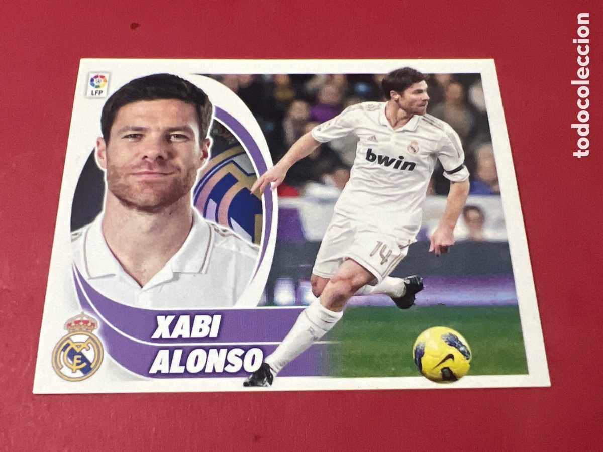 Football Stickers: C4749.! Xabi Alonso Real Madrid liga 2012 2013 12 13 ediciones este