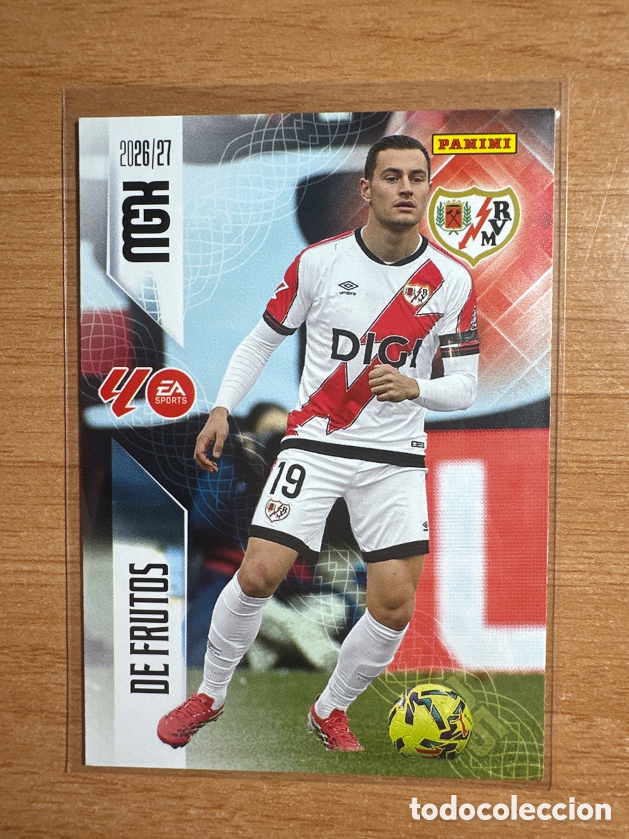 Cromos de f&uacute;tbol: 304 DE FRUTOS RAYO DE VALLECANO MEGACRACKS 2026 2027 (MGK 26 27)