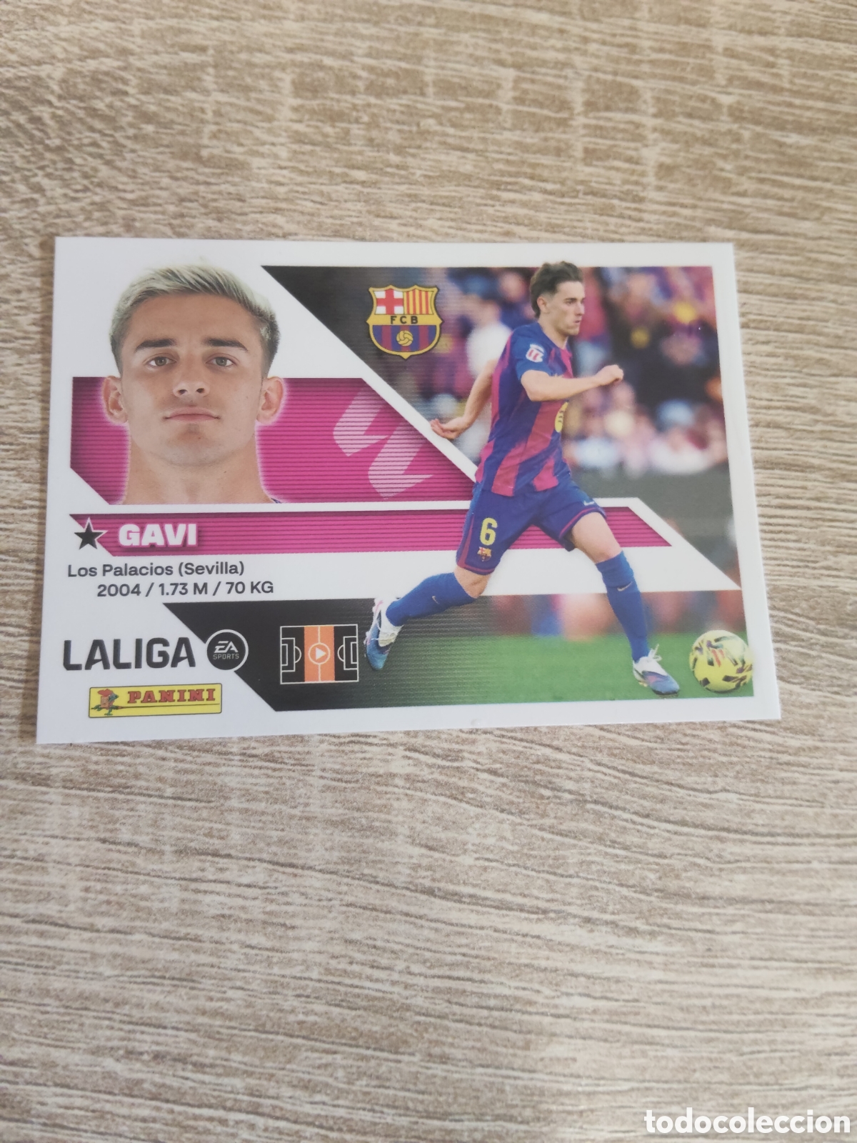 Cromos de f&uacute;tbol: Gavi Barcelona liga 2026 2027 26 27 ediciones este