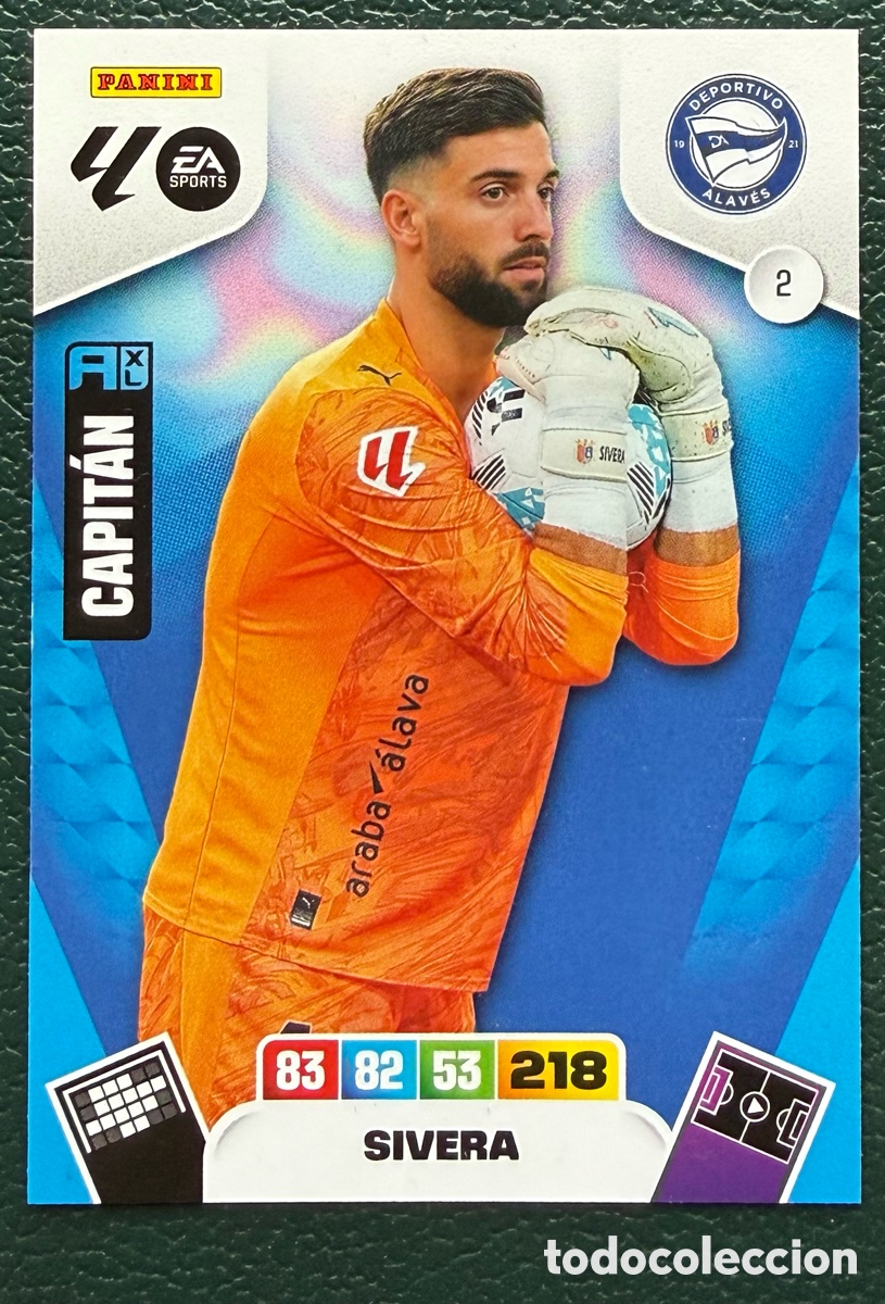 Football Stickers: 2 SIVERA DEPORTIVO ALAVES FICHAS ALBUM ADRENALYN XL 2025 2026 25 26