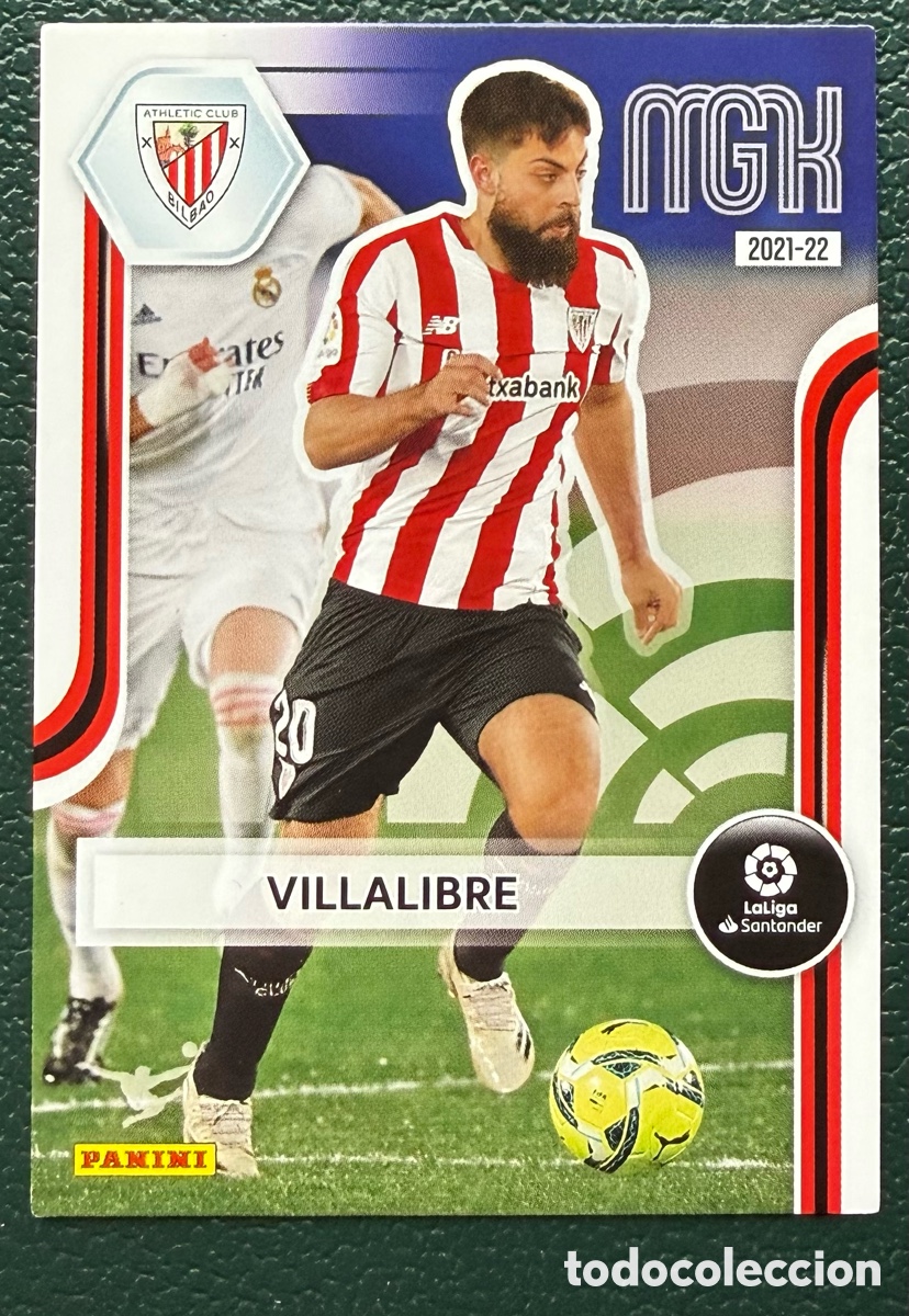 Cromos de Futebol: 38 VILLALIBRE ATHLETIC DE BILBAO FICHAS ALBUM MEGACRACKS 2021 2022 MGK 21 22