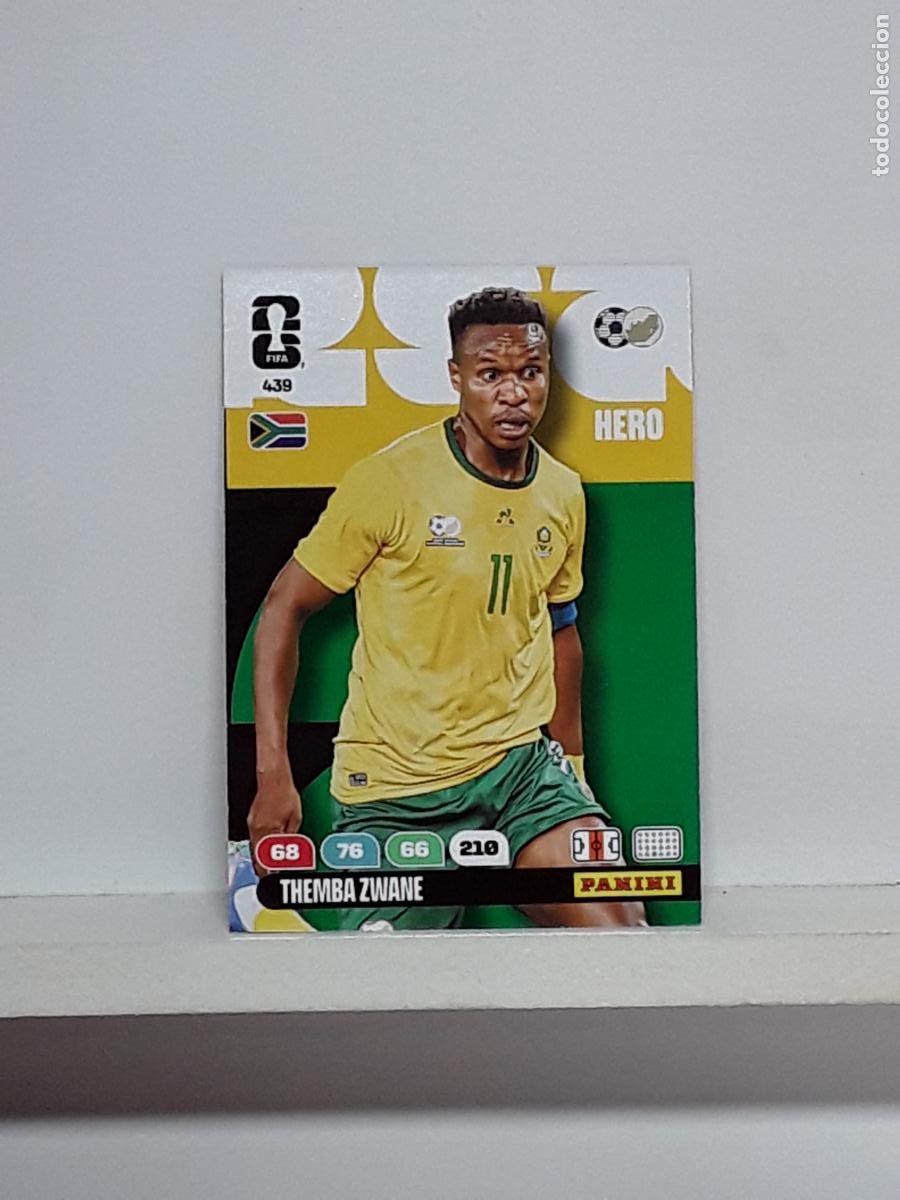 Cromos de f&uacute;tbol: ADRENALYN MUNDIAL 2026 WORLD CUP 26 ALBUM PANINI N 439 SUDAFRICA THEMBA ZWANE