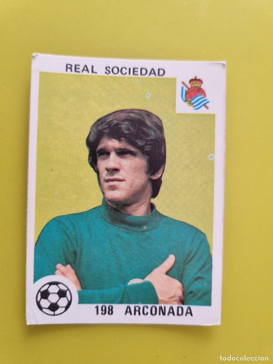 Cromos de Futebol: CROMO LIGA ESPA&Ntilde;OLA MAGA 198 ARCONADA REAL SOCIEDAD 78 79 1978 1979 NUNCA PEGADO SIN PEGAR AR926