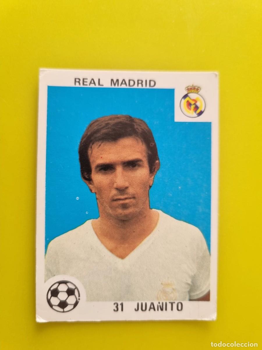 Football Stickers: CROMO LIGA ESPA&Ntilde;OLA MAGA 31 JUANITO REAL MADRID 78 79 1978 1979 NUNCA PEGADO SIN PEGAR AR926