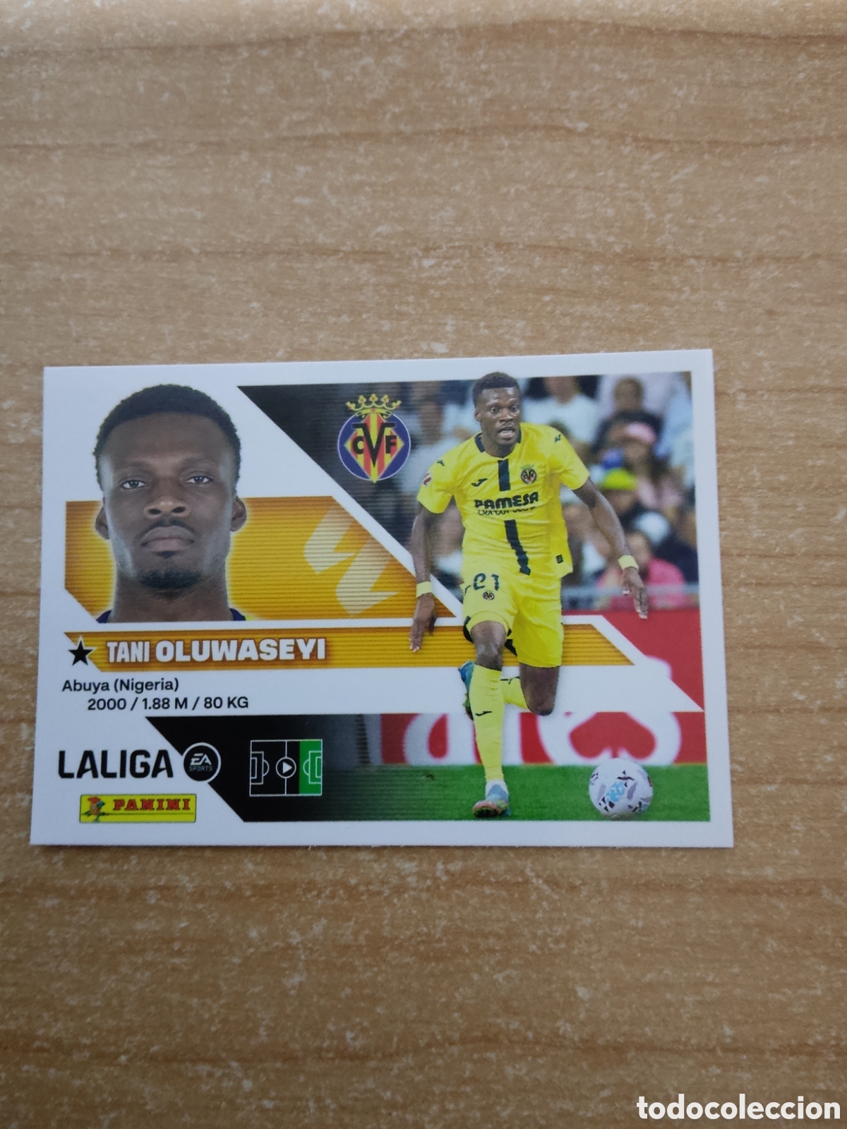 Football Stickers: 16 OLUWAYESI VILLARREAL LIGA ESTE 2026 2027