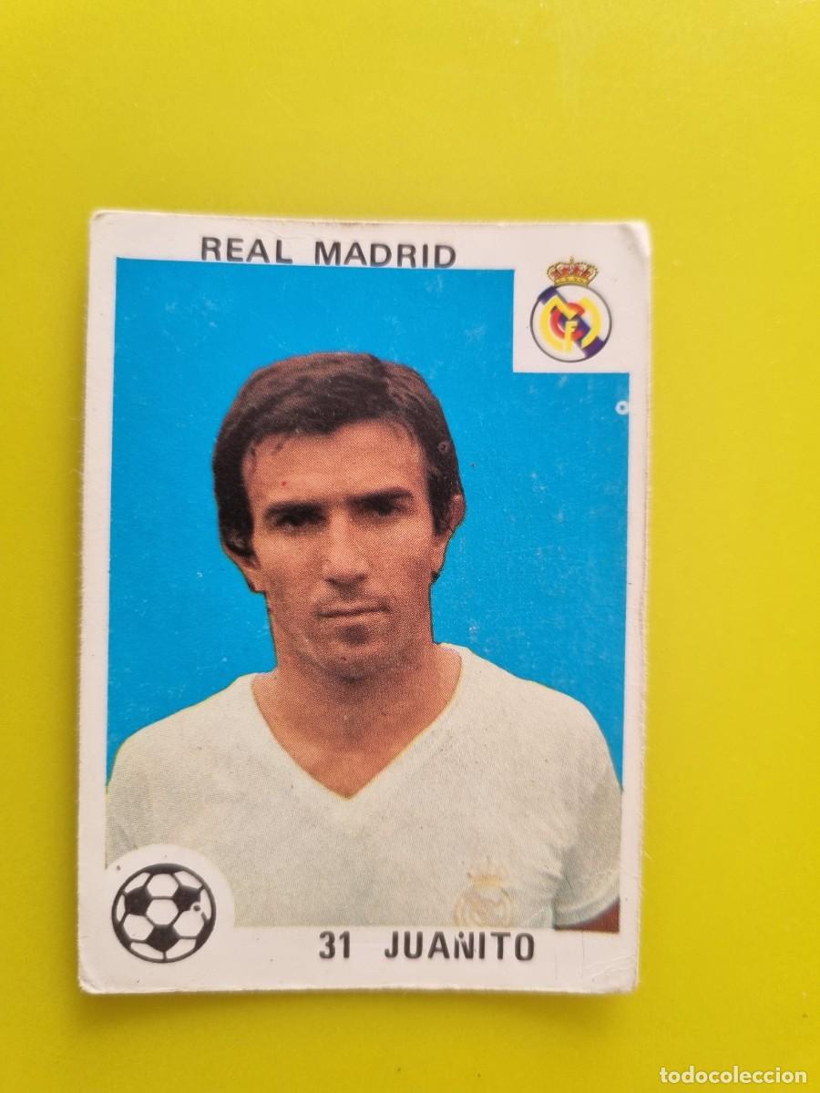 Football Stickers: CROMO LIGA ESPA&Ntilde;OLA MAGA 31 JUANITO REAL MADRID 78 79 1978 1979 NUNCA PEGADO SIN PEGAR AR926