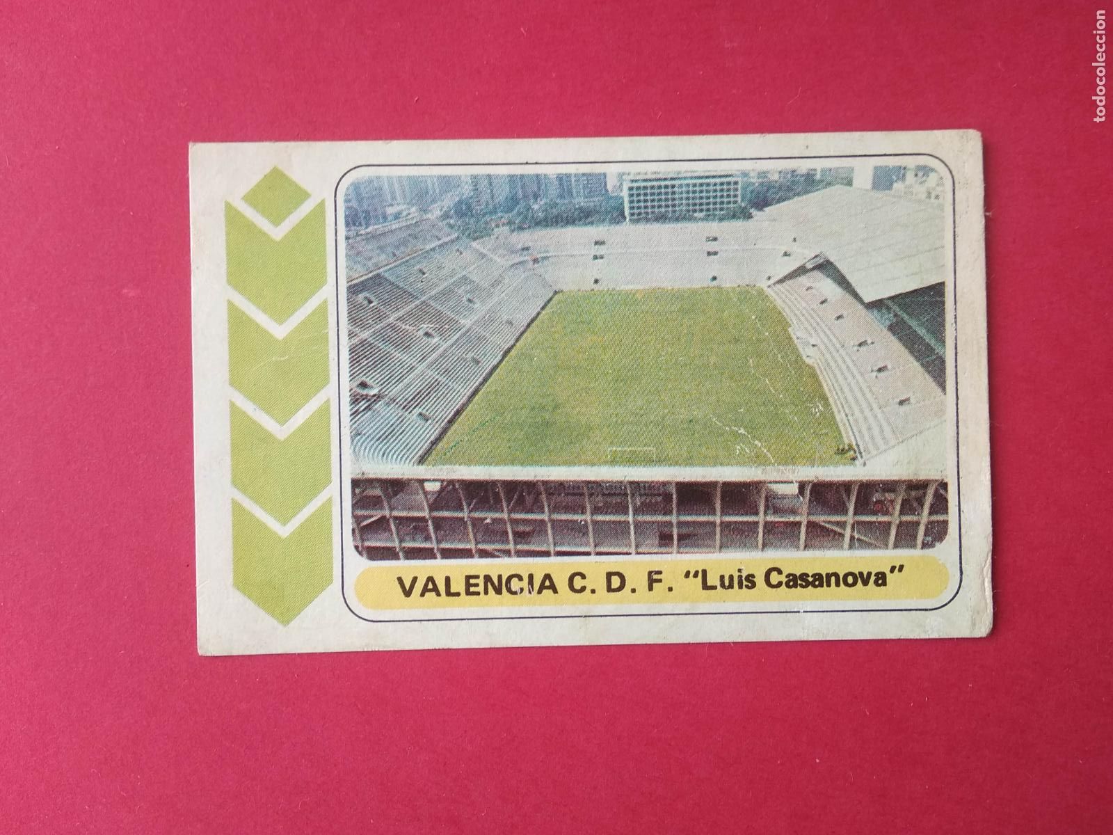 Football Stickers: CROMOS CANO FUTBOL EN ACCION 77 78 1977 1978 CROMO DESPEGADO ESTADIO VALENCIA