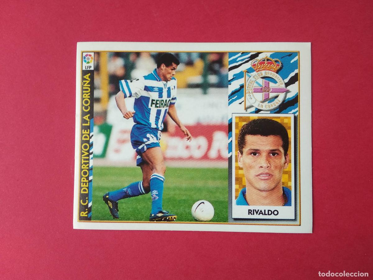 Cromos de f&uacute;tbol: EDICIONES ESTE LIGA 97 98 1997 1998 CROMO NUNCA PEGADO BAJA DEPORTIVO LA CORU&Ntilde;A , RIVALDO