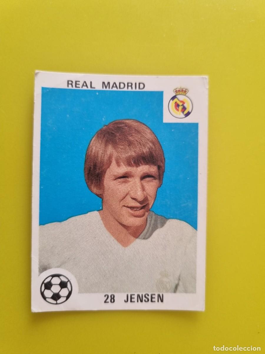 Cromos de f&uacute;tbol: CROMO LIGA ESPA&Ntilde;OLA MAGA 28 JENSEN REAL MADRID 78 79 1978 1979 NUNCA PEGADO SIN PEGAR AR926