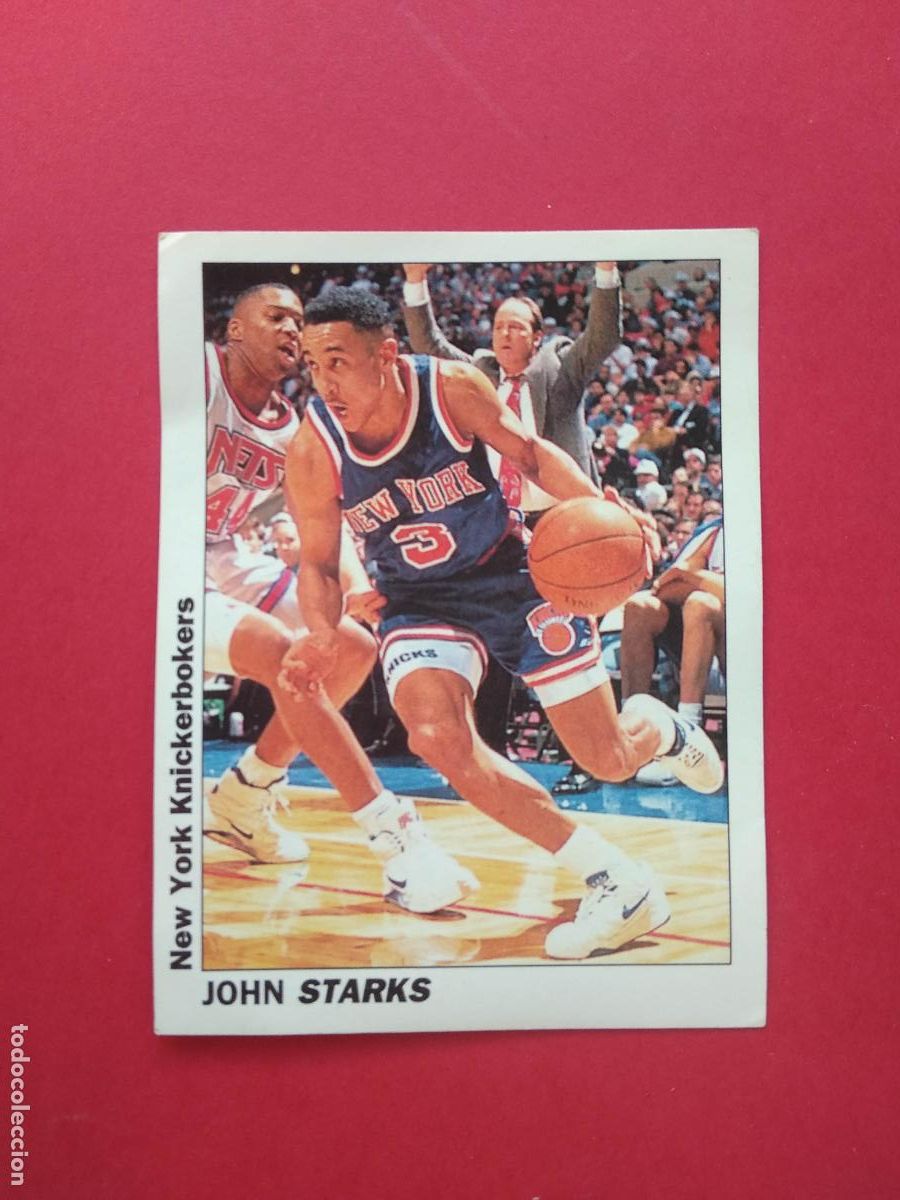 Football Stickers: SERVICE LINE ITALY AMERICAN PRO BASKETBALL USA NBA 94 95 1994 1995 NEW YORK N&ordm; 8 JOHN STARKS