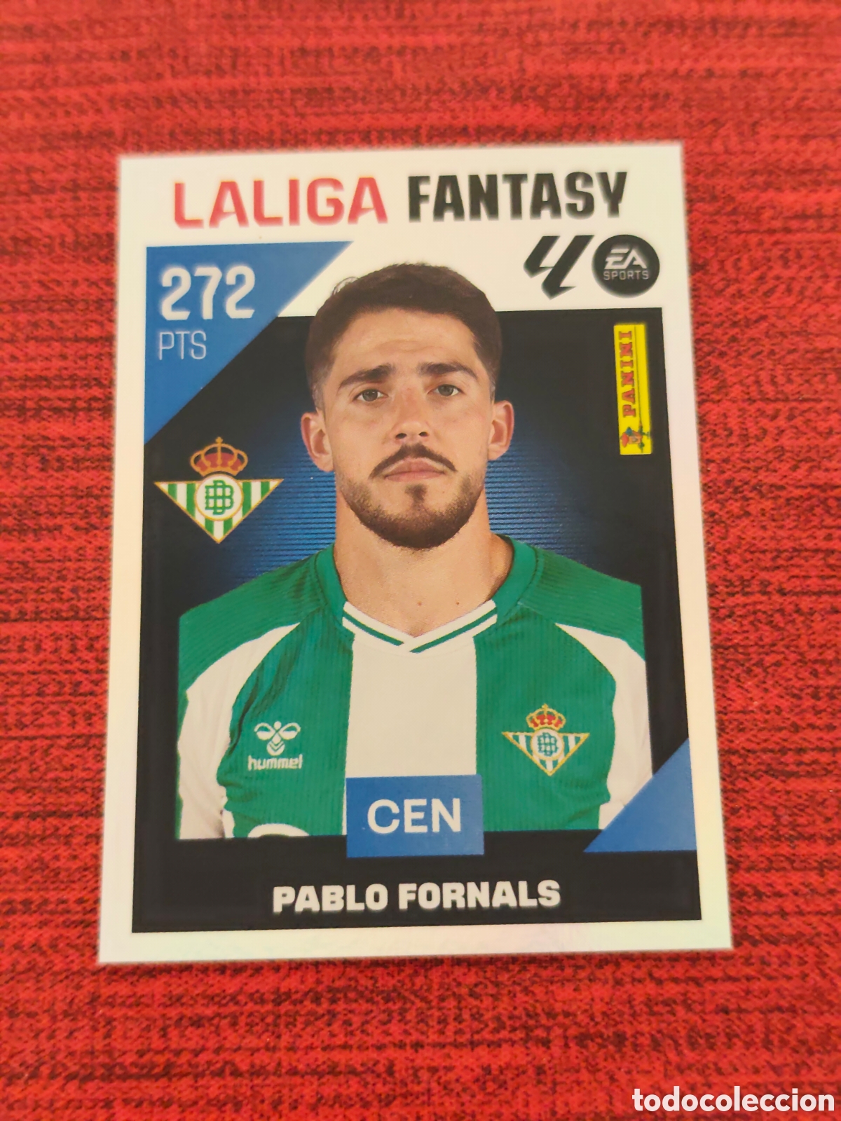 Football Stickers: LALIGA FANTASY 4 PABLO FORNALS REAL BETIS EDICIONES ESTE 2026 2027
