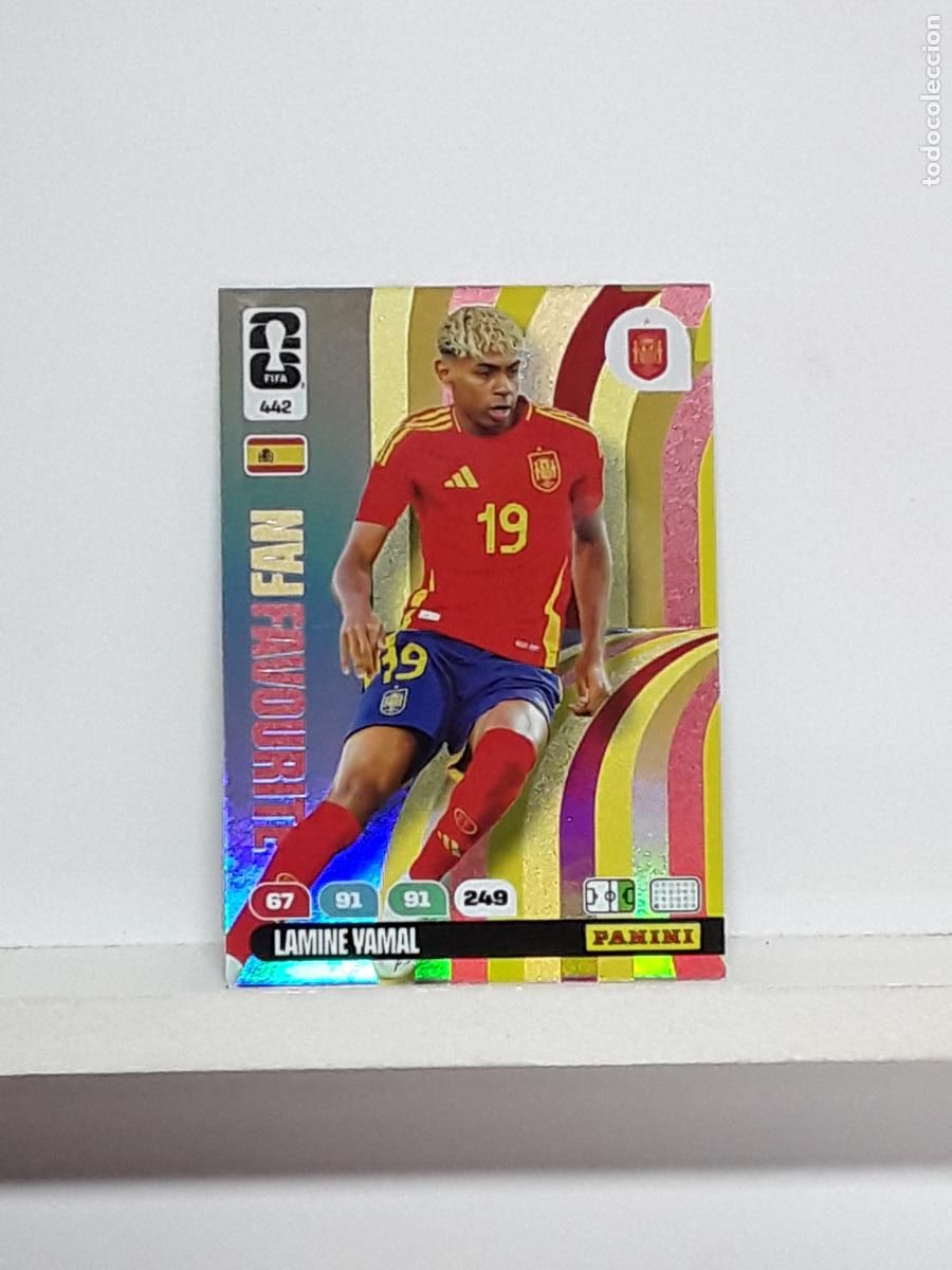 Cromos de f&uacute;tbol: ADRENALYN MUNDIAL 2026 WORLD CUP 26 ALBUM PANINI N 442 ESPA&Ntilde;A SPAIN LAMINE YAMAL