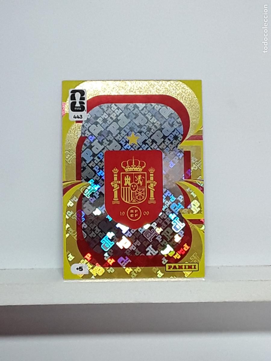 Football Stickers: ADRENALYN MUNDIAL 2026 WORLD CUP 26 ALBUM PANINI N 443 ESPA&Ntilde;A SPAIN ESCUDO LOGO