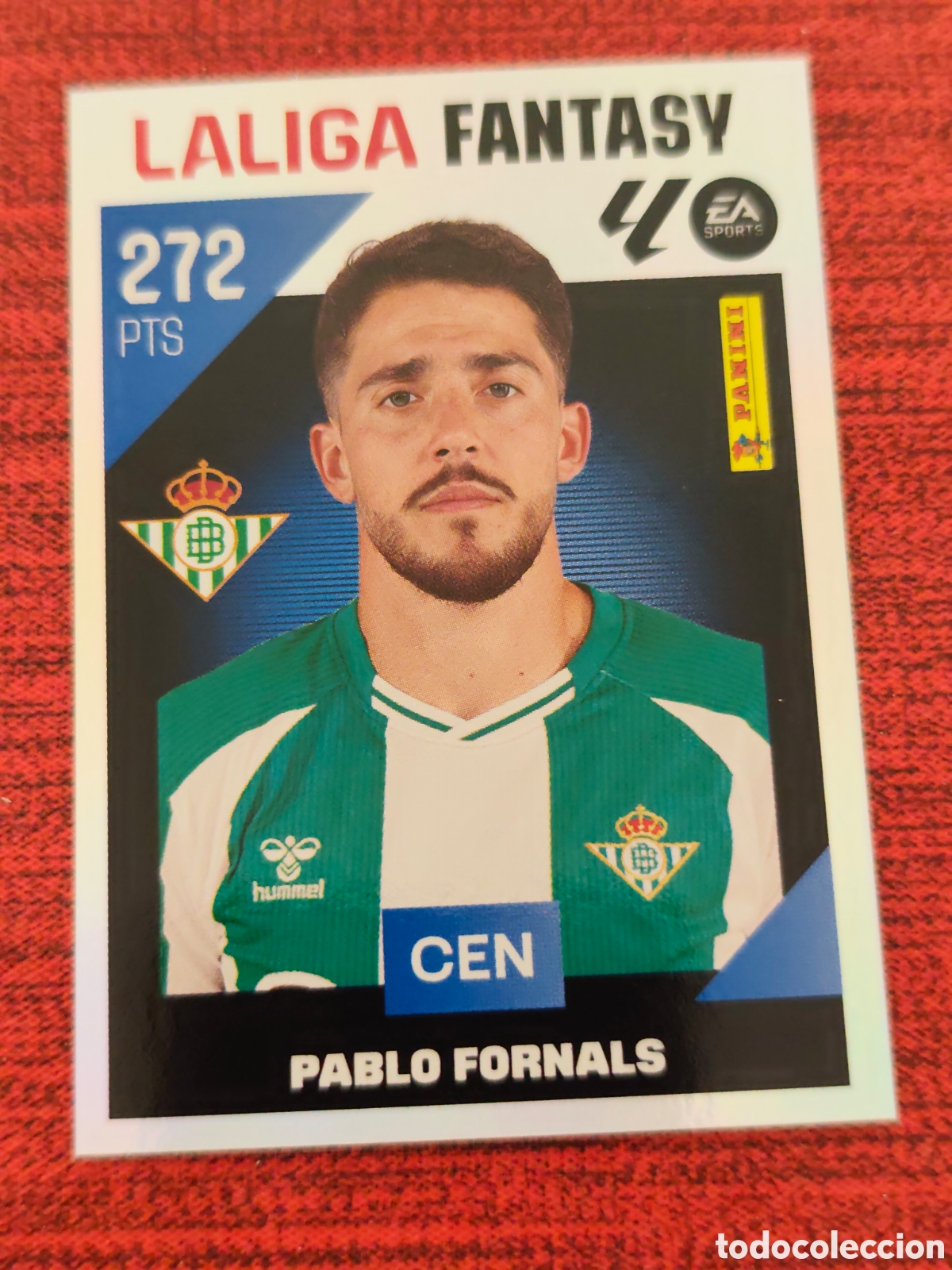 Football Stickers: LALIGA FANTASY 4 PABLO FORNALS REAL BETIS EDICIONES ESTE 2026 2027