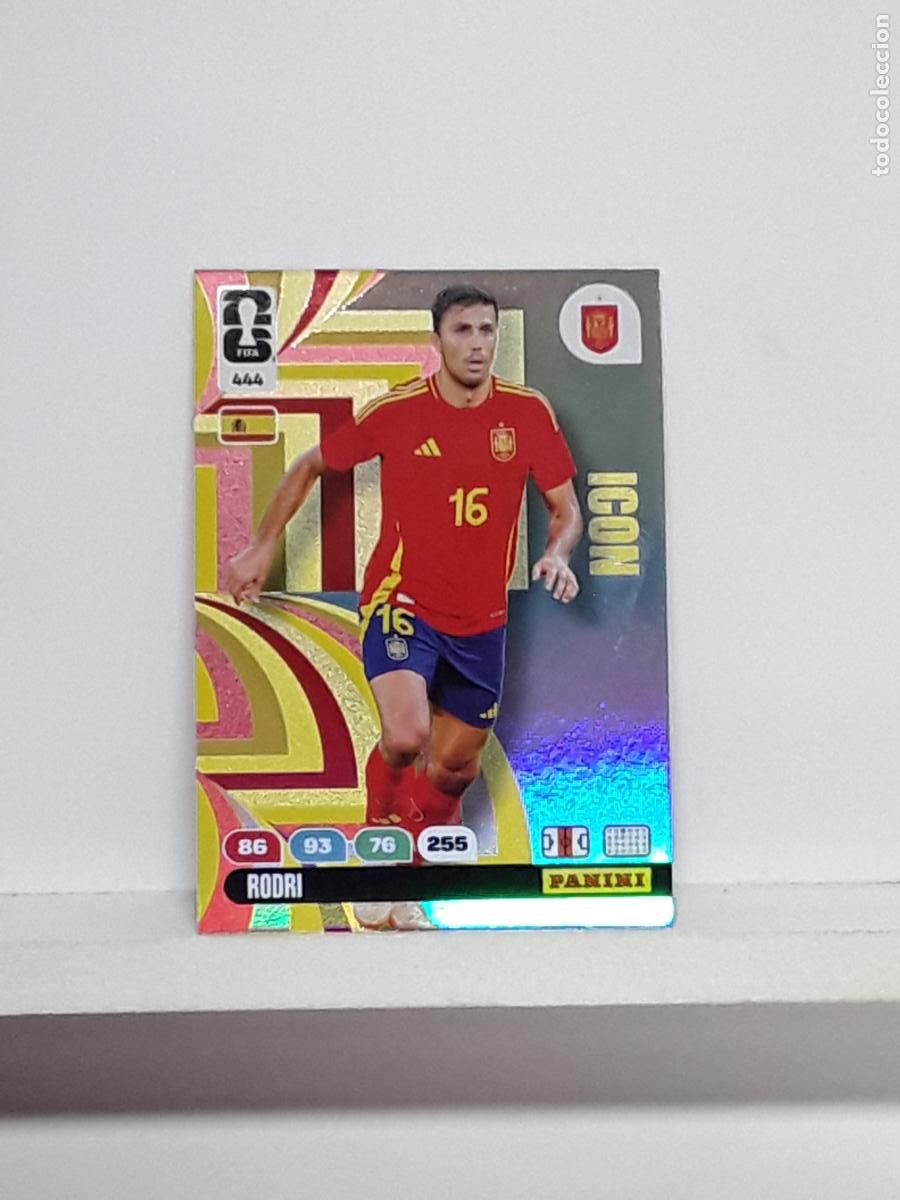 Football Stickers: ADRENALYN MUNDIAL 2026 WORLD CUP 26 ALBUM PANINI N 444 ESPA&Ntilde;A SPAIN RODRI