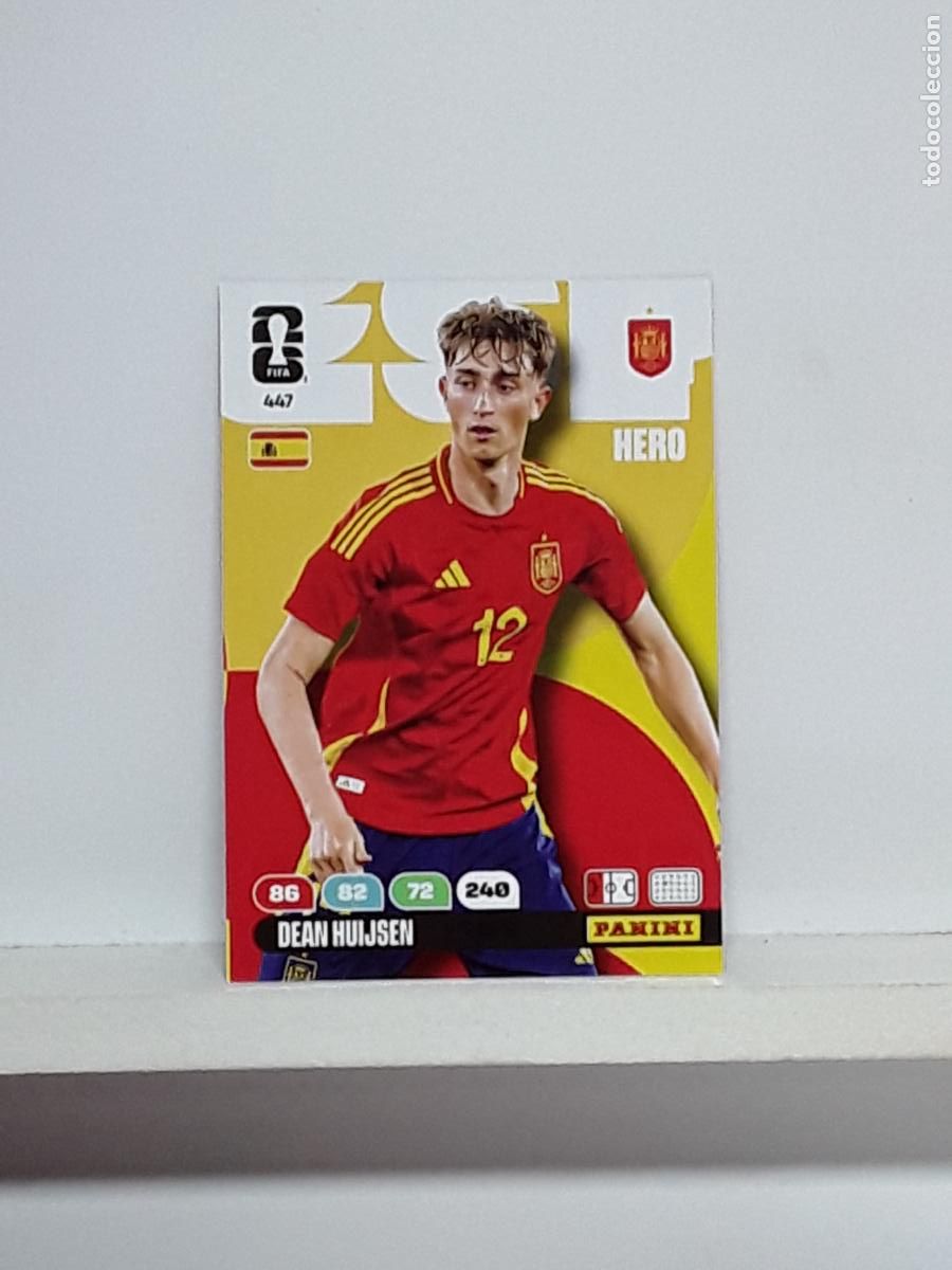 Cromos de f&uacute;tbol: ADRENALYN MUNDIAL 2026 WORLD CUP 26 ALBUM PANINI N 447 ESPA&Ntilde;A SPAIN DEAN HUIJSEN