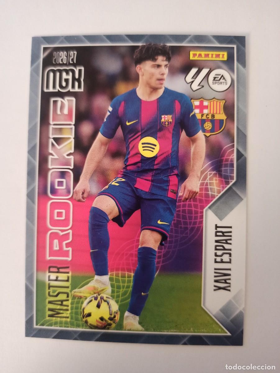 Football Stickers: Xavi Espart 422 - Barcelona - MASTER ROOKIE - MEGACRACKS 2026 2027 - 26 27 - MGK