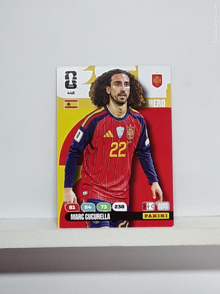 Fu&szlig;ball-Sticker: ADRENALYN MUNDIAL 2026 WORLD CUP 26 ALBUM PANINI N 448 ESPA&Ntilde;A SPAIN MARC CUCURELLA