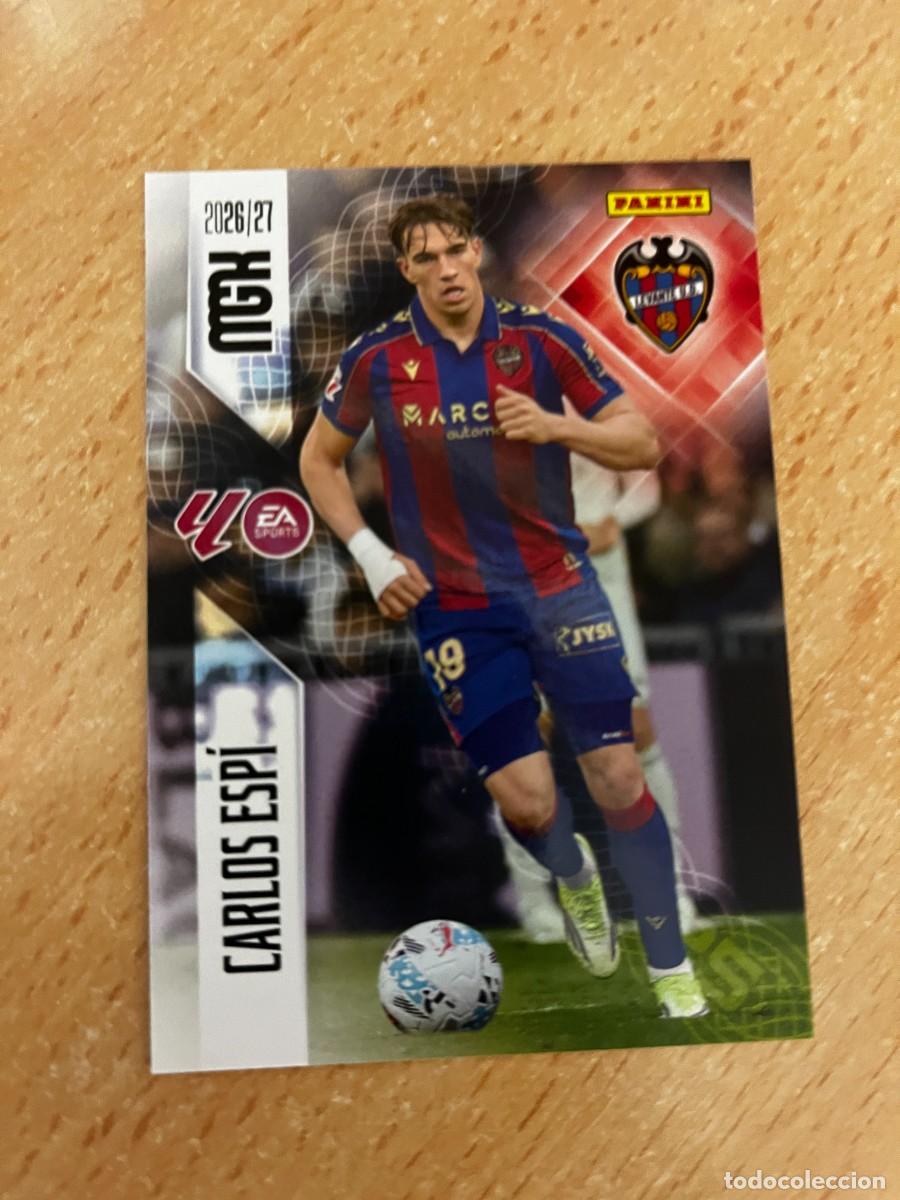 Fu&szlig;ball-Sticker: MEGACRACKS MGK 2026 2027 26 27 PANINI N&ordm; 215 CARLOS ESPI LEVANTE