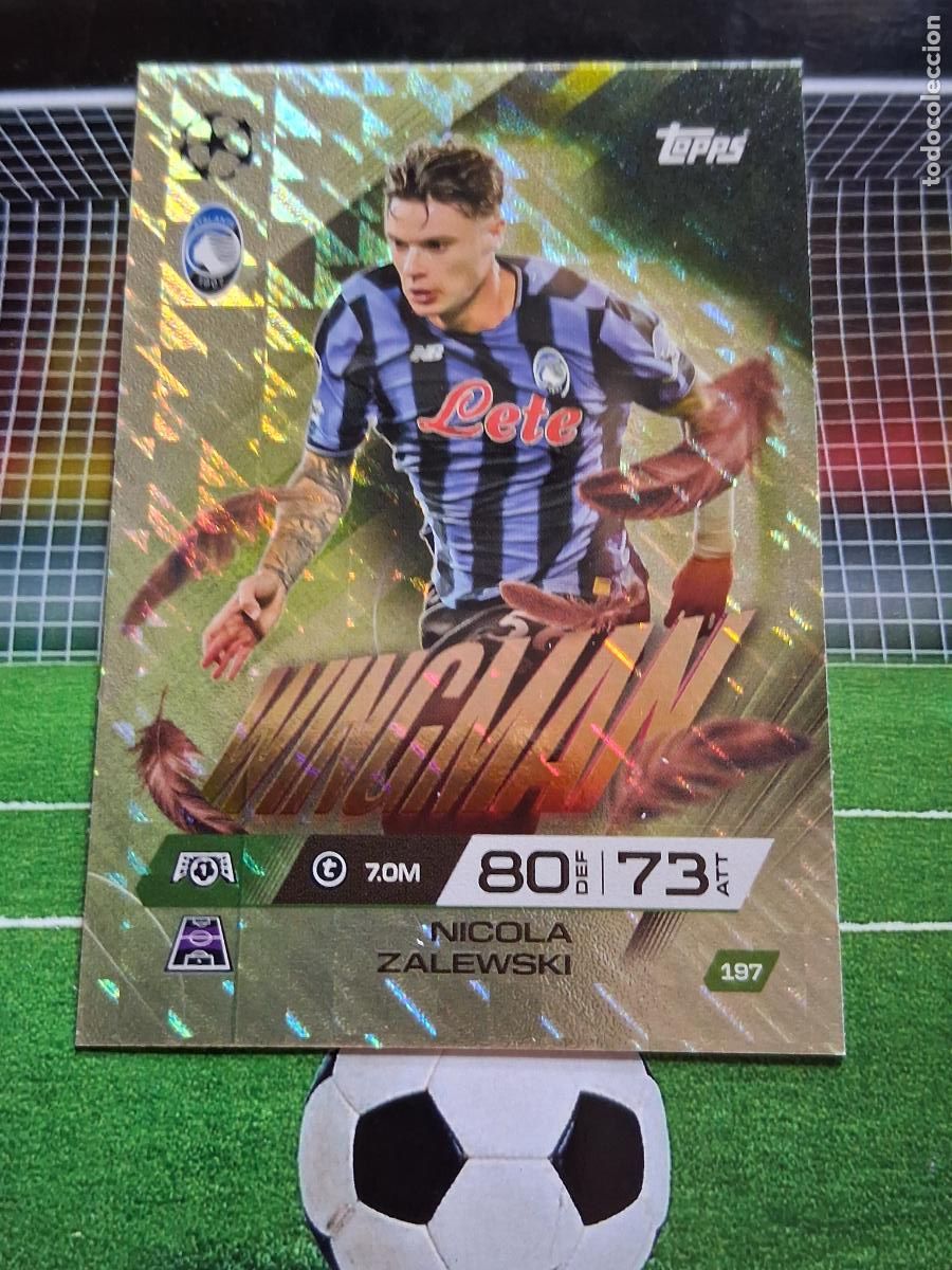 Football Stickers: 197 NICOLA ZALEWSKI ATALANTA WINGMAN TOPPS MATCH ATTAX EXTRA CHAMPIONS 2025 2026 25 26