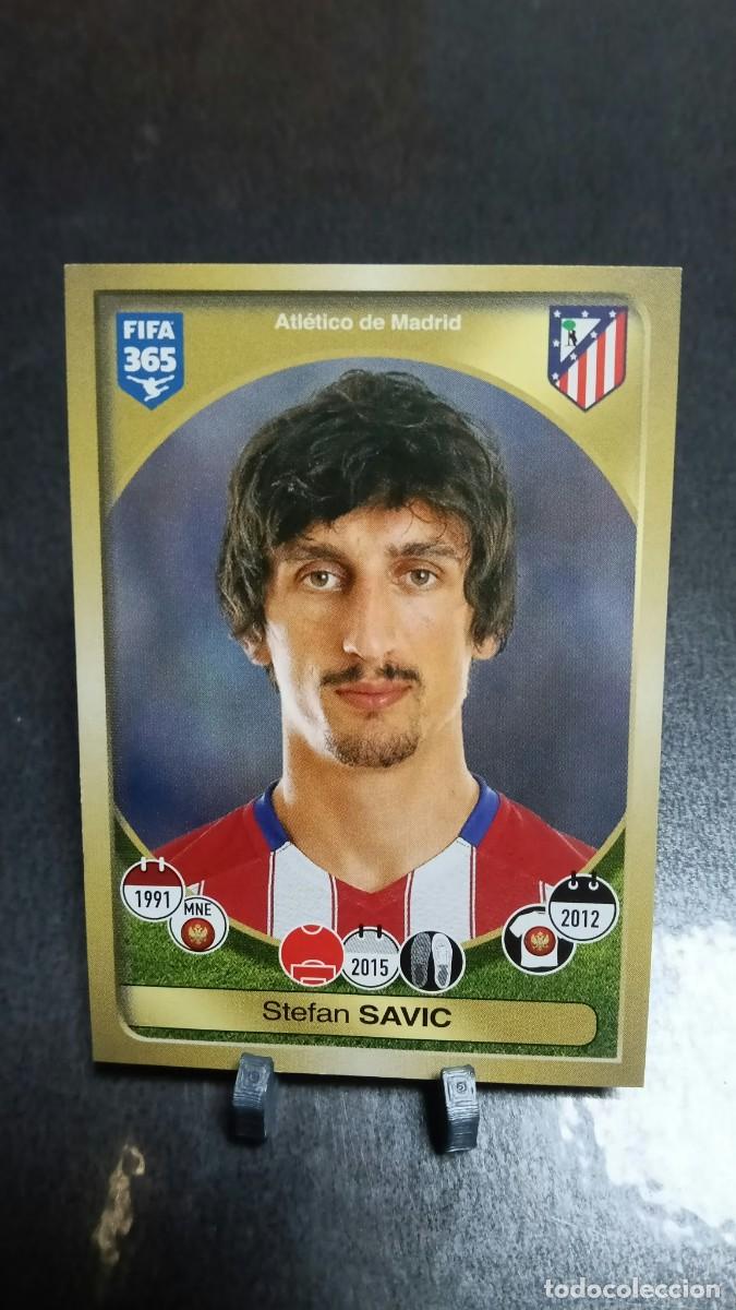Cromos de f&uacute;tbol: Savic 47 Atletico de Madrid 2016 2017 Fifa 365 Sin Pegar