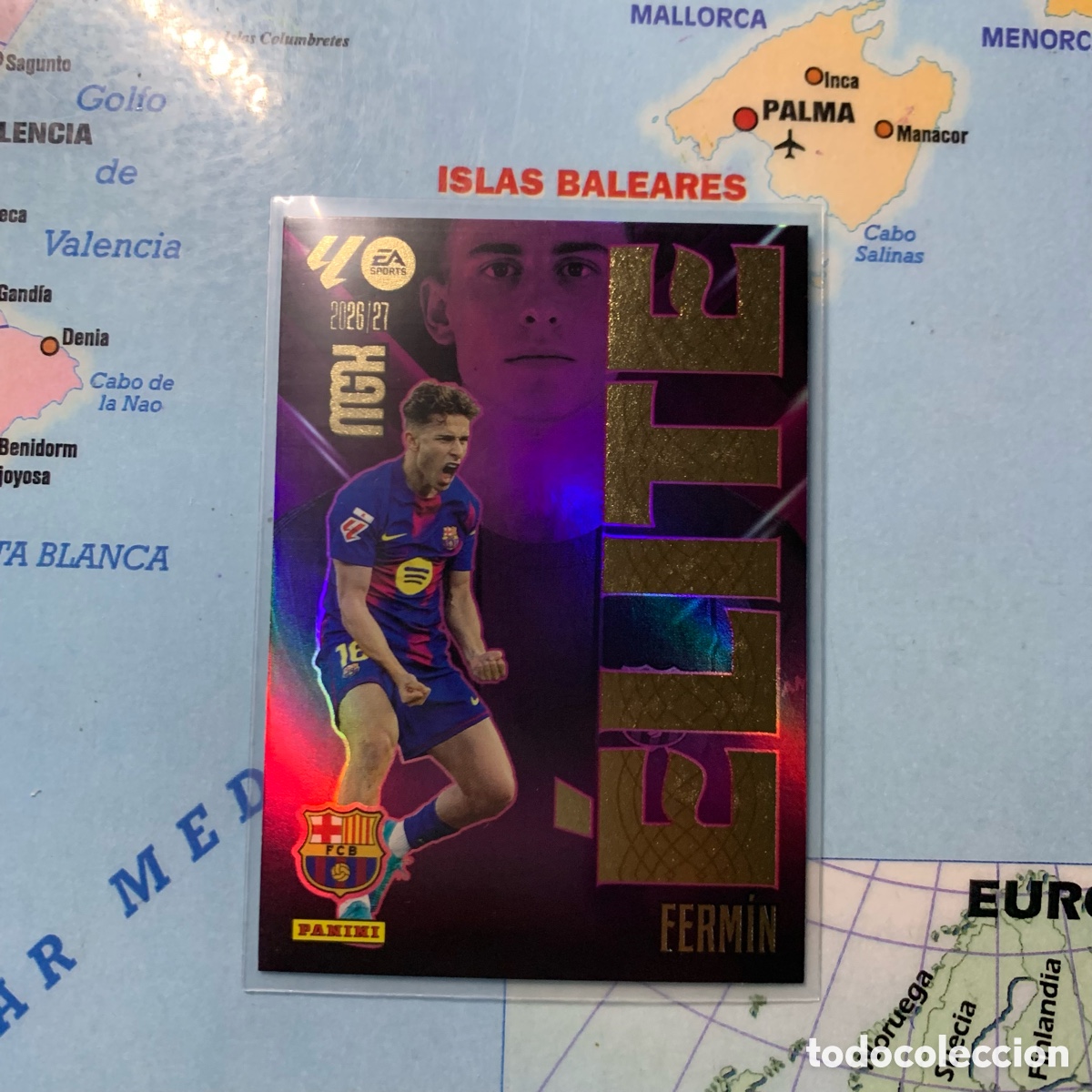 Cromos de f&uacute;tbol: Ferm&iacute;n n&uacute;mero 6 Del Barcelona megacracks 26-27 2026-2027