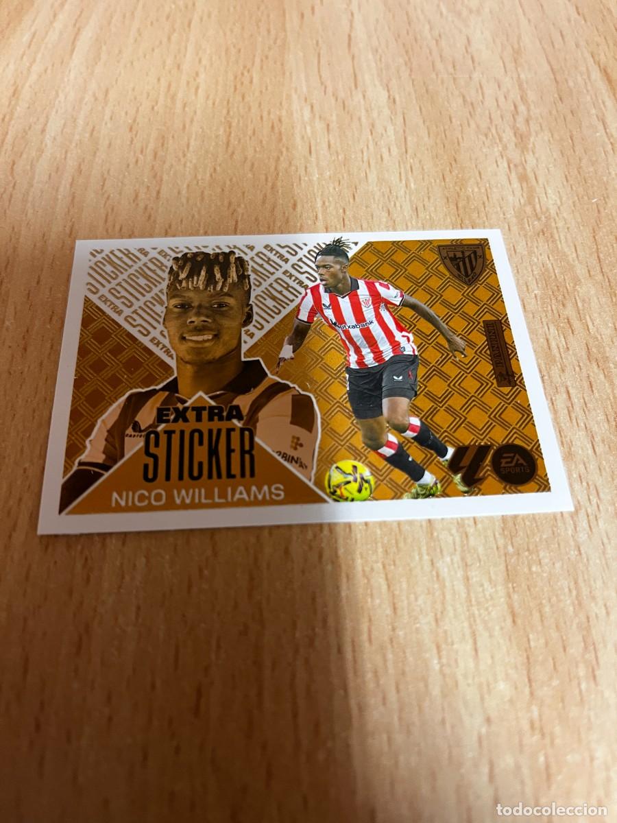 Cromos de f&uacute;tbol: LIGA ESTE 2026 2027 26 27 PANINI N&ordm; NICO WILLIAMS ATHLETIC BILBAO BRONCE EXTRA STICKER