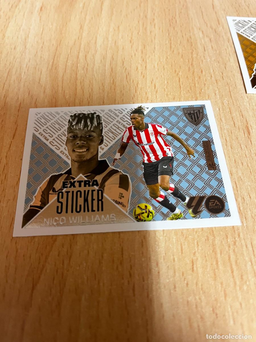 Cromos de f&uacute;tbol: LIGA ESTE 2026 2027 26 27 PANINI N&ordm; NICO WILLIAMS ATHLETIC BILBAO PLATA EXTRA STICKER