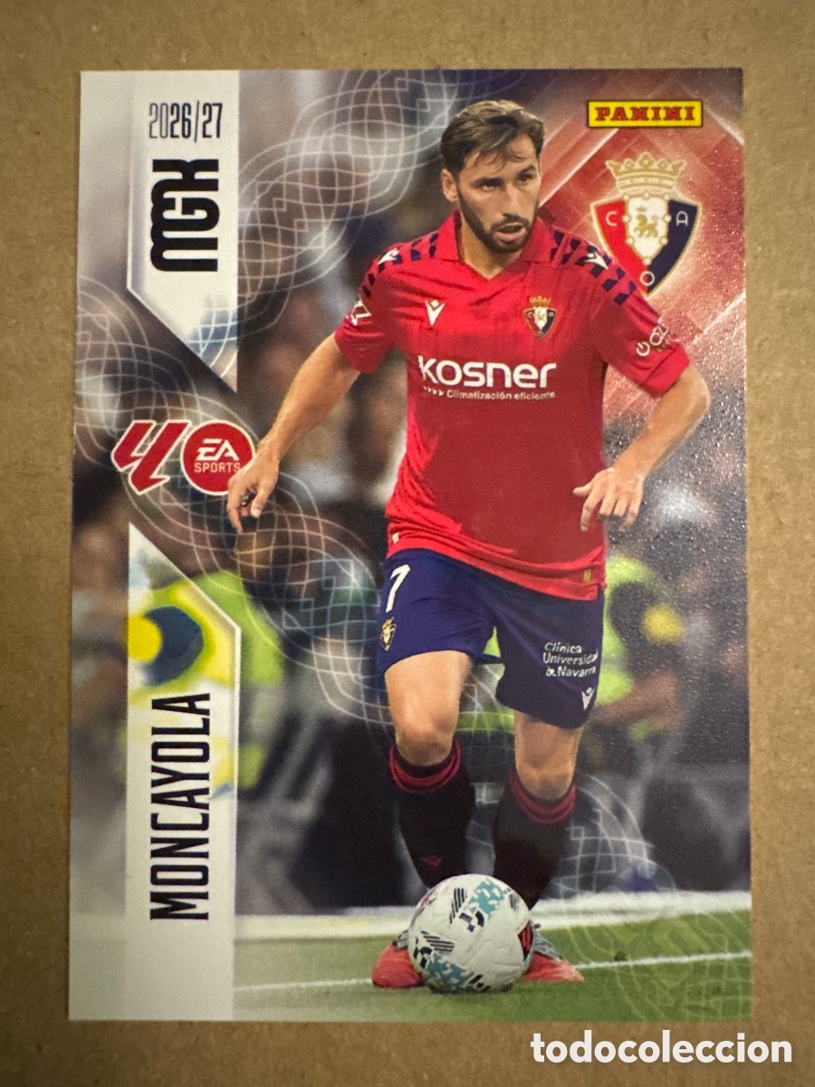 Cromos de f&uacute;tbol: # 263 Moncayola Osasuna Megacracks 26 27 2026 2027