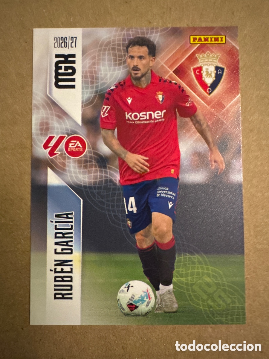 Cromos de f&uacute;tbol: # 265 Rub&eacute;n Garc&iacute;a Osasuna Megacracks 26 27 2026 2027