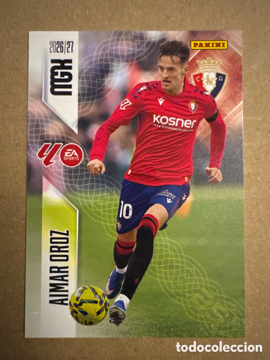 Cromos de f&uacute;tbol: # 266 Aimar Oroz Osasuna Megacracks 26 27 2026 2027