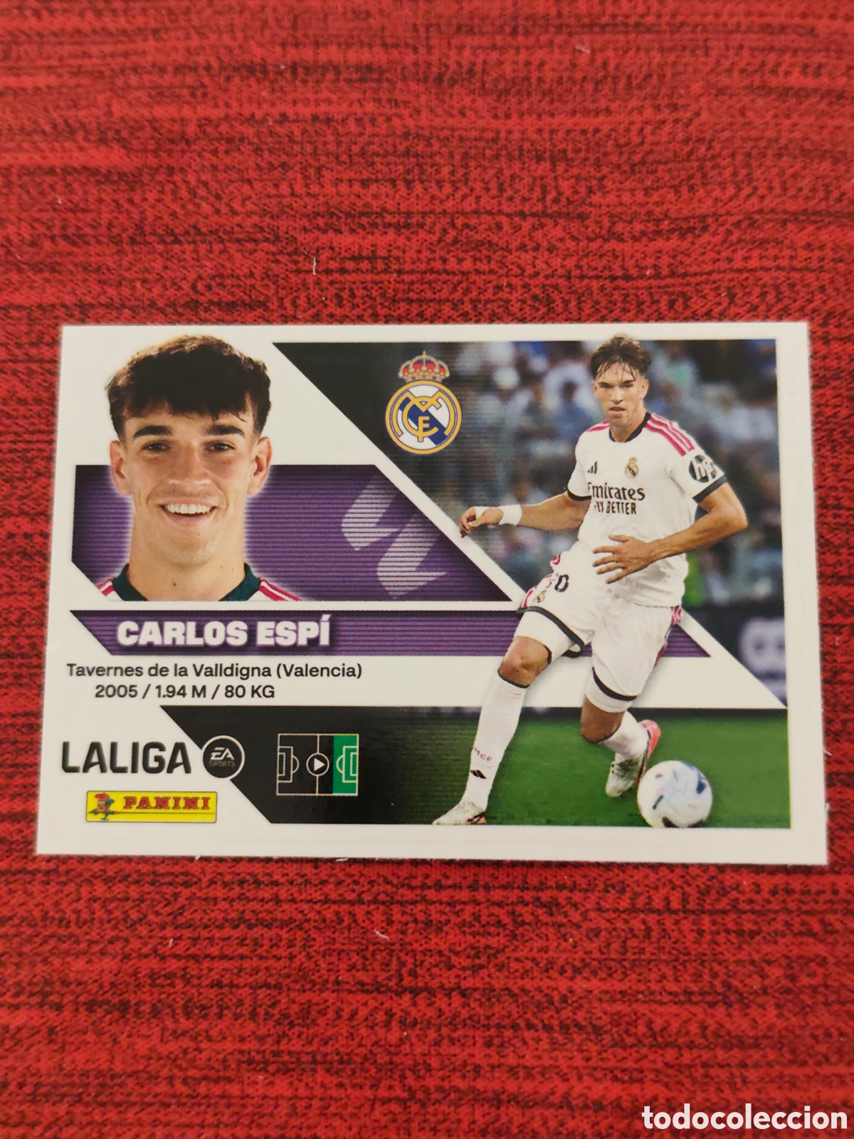 Cromos de f&uacute;tbol: ROOKIE COLOCA 17 BIS CARLOS ESP&Iacute; REAL MADRID EDICIONES ESTE 2026 2027