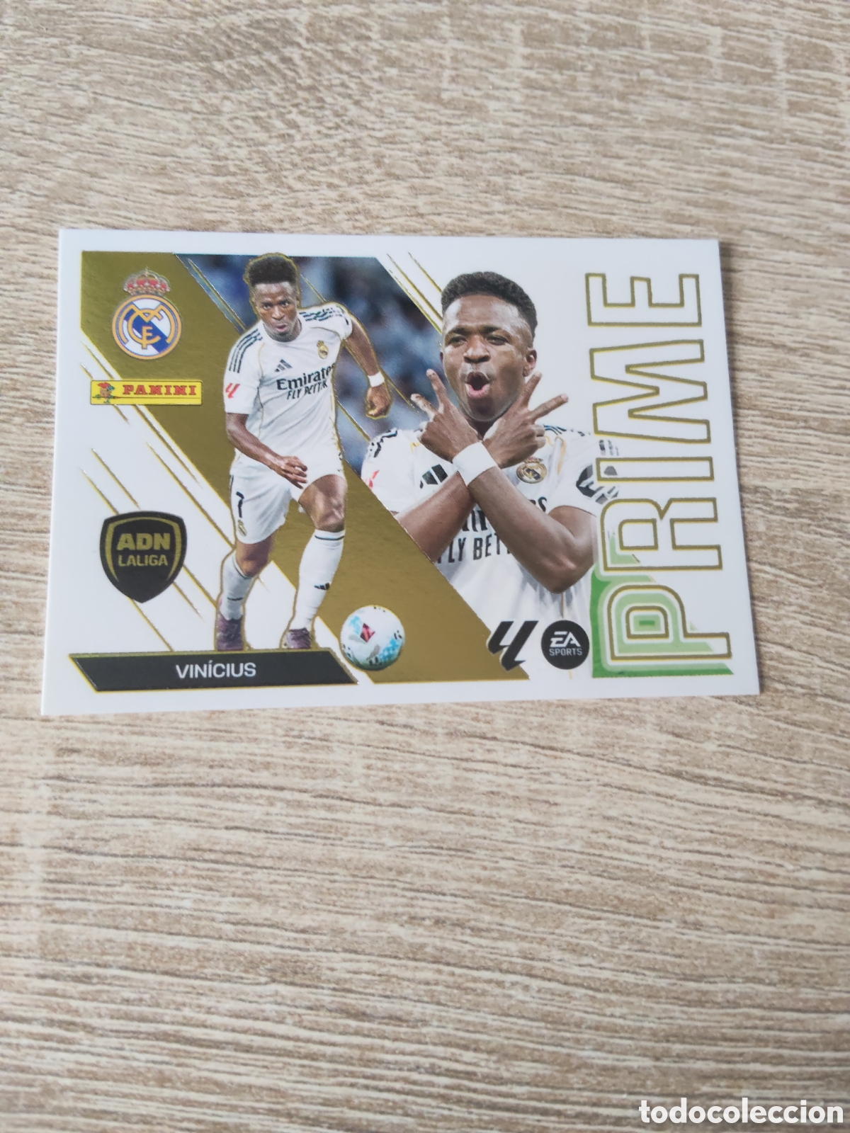 Cromos de f&uacute;tbol: Vinicius Real Madrid Prime liga 2026 2027 26 27 ediciones este