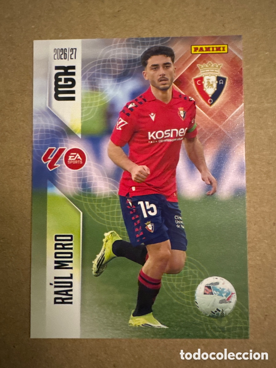 Cromos de f&uacute;tbol: # 267 Ra&uacute;l Moro Osasuna Megacracks 26 27 2026 2027
