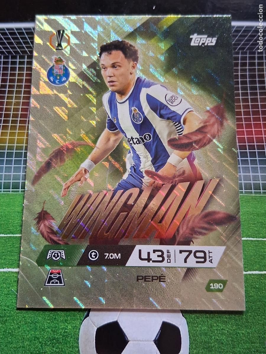 Cromos de f&uacute;tbol: 190 PEP&Eacute; OPORTO FC PORTO WINGMAN TOPPS MATCH ATTAX EXTRA CHAMPIONS 2025 2026 25 26