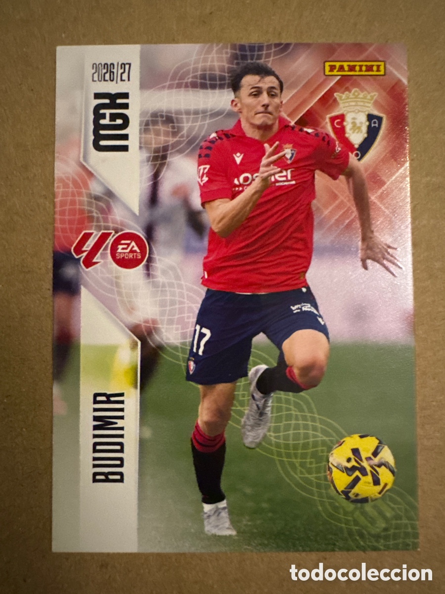 Cromos de f&uacute;tbol: # 270 Budimir Osasuna Megacracks 26 27 2026 2027