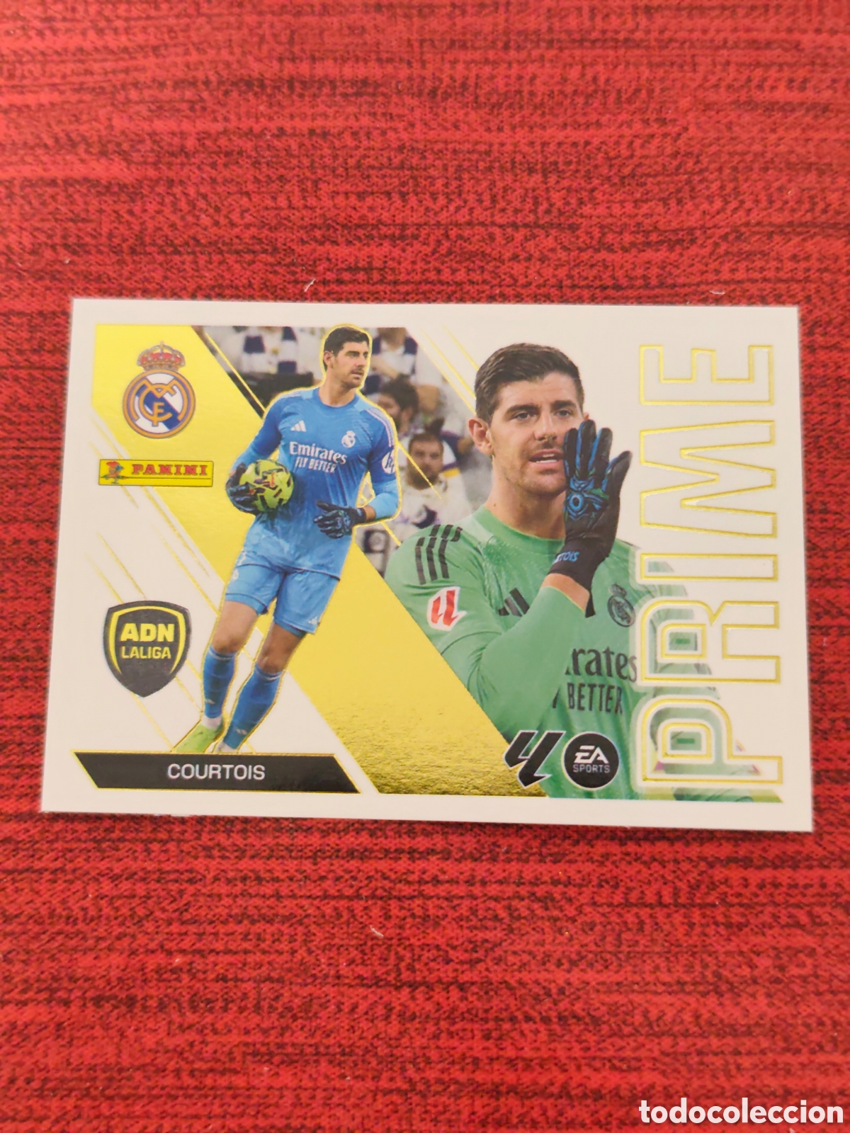 Cromos de f&uacute;tbol: PRIME 3 COURTOIS REAL MADRID EDICIONES ESTE 2026 2027