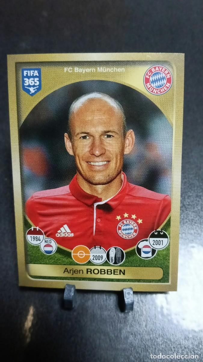 Cromos de f&uacute;tbol: Robben 304 Bayern Munchen 2016 2017 Fifa 365 Sin Pegar