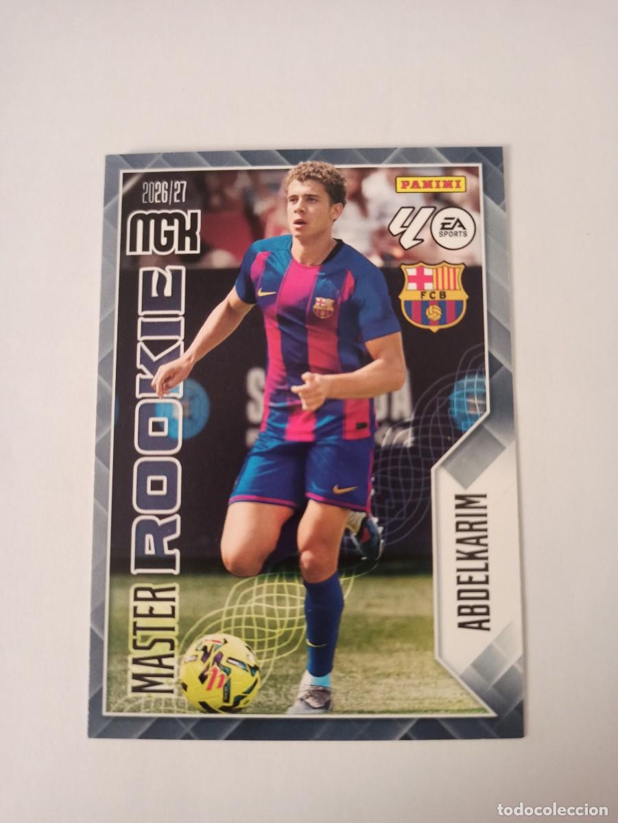 Cromos de f&uacute;tbol: Abdelkarim 406 - Barcelona - MASTER ROOKIE - MEGACRACKS 2026 2027 - 26 27 - MGK