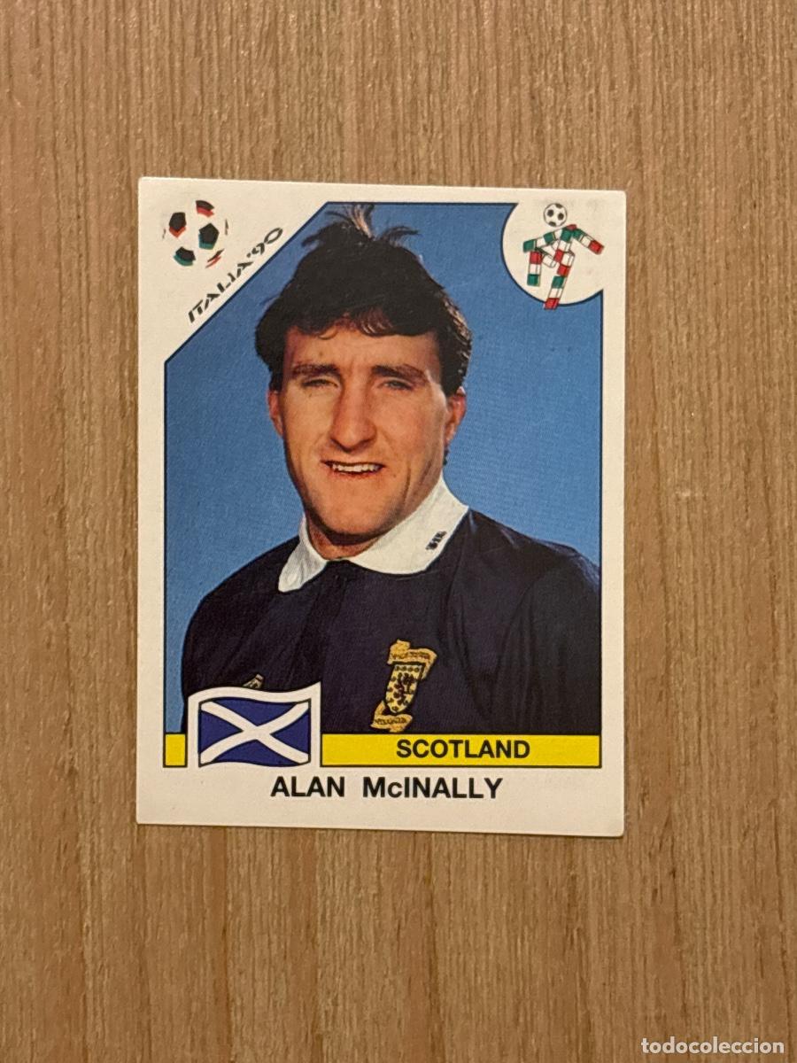 Cromos de f&uacute;tbol: 37. CROMO ALAN McINALLY N 228 SELECCI&Oacute;N ESCOCIA MUNDIAL ITALIA 90 1990 PANINI NUNCA PEGADO SIN PEGAR