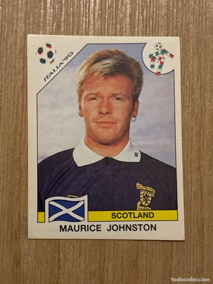 Cromos de f&uacute;tbol: 37. CROMO MAURICE JOHNSTON N 227 ESCOCIA MUNDIAL ITALIA 90 1990 PANINI NUNCA PEGADO SIN PEGAR