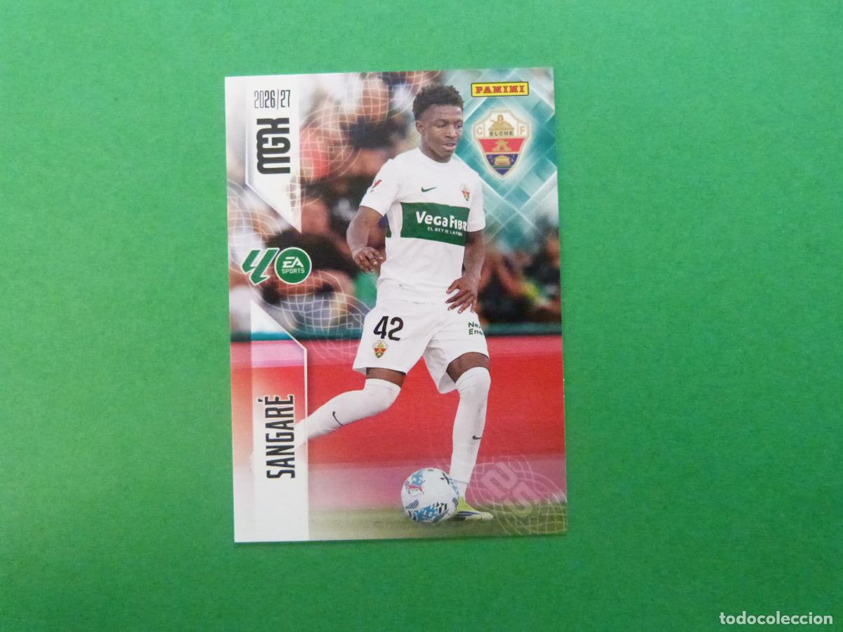 Cromos de f&uacute;tbol: TRADING CARD FUTBOL SANGAR&Eacute; ELCHE C.F. N&ordm; 148 LIGA MEGACRACKS 2026-2027/26-27 PANINI
