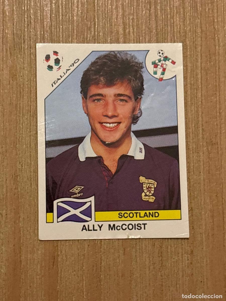 Cromos de f&uacute;tbol: 37. CROMO ALLY McCOIST N 226 ESCOCIA MUNDIAL ITALIA 90 1990 PANINI NUNCA PEGADO SIN PEGAR