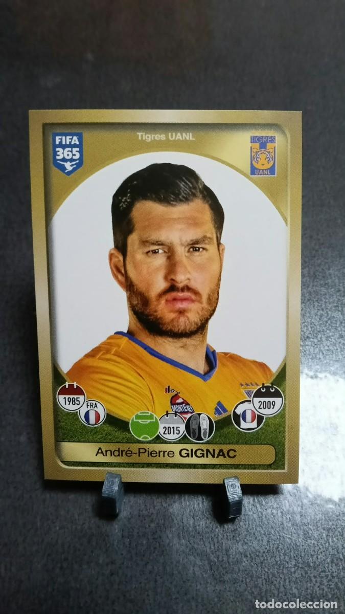 Cromos de f&uacute;tbol: Gignac 501 Tigres UANL 2016 2017 Fifa 365 Sin Pegar