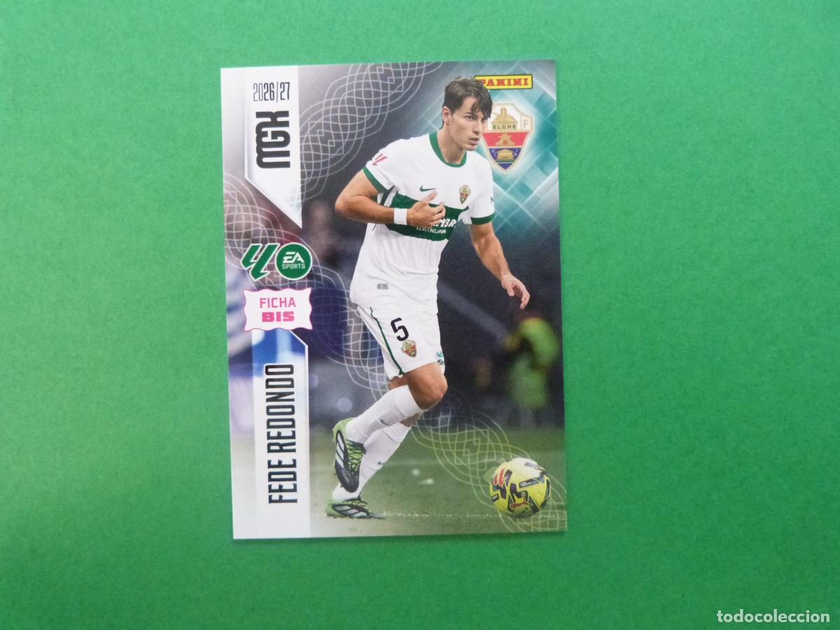 Cromos de f&uacute;tbol: TRADING CARD FUTBOL FEDE REDONDO ELCHE C.F. N&ordm; 152 BIS LIGA MEGACRACKS 2026-2027/26-27 PANINI