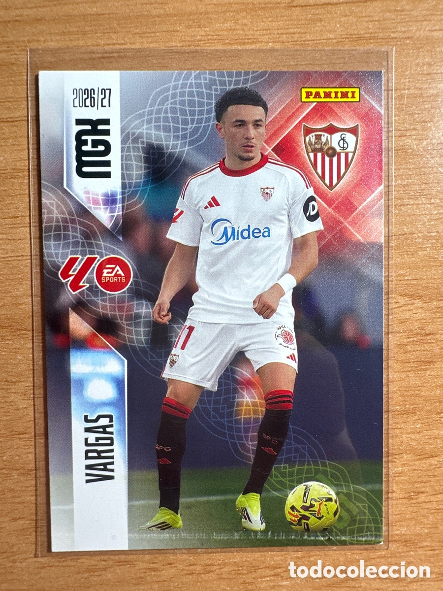 Cromos de f&uacute;tbol: 337 VARGAS SEVILLA MEGACRACKS 2026 2027 (MGK 26 27)